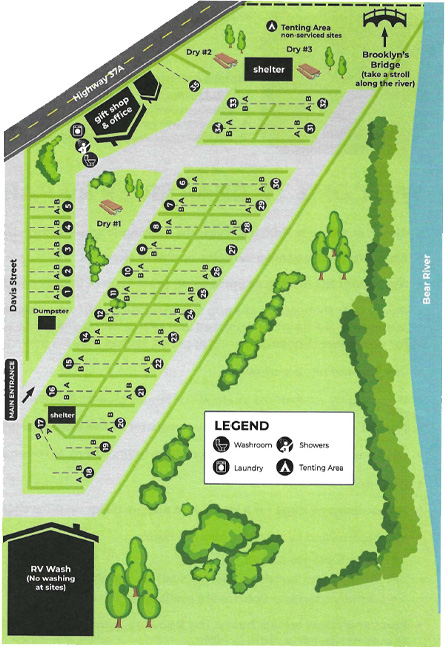 Campground Site Map